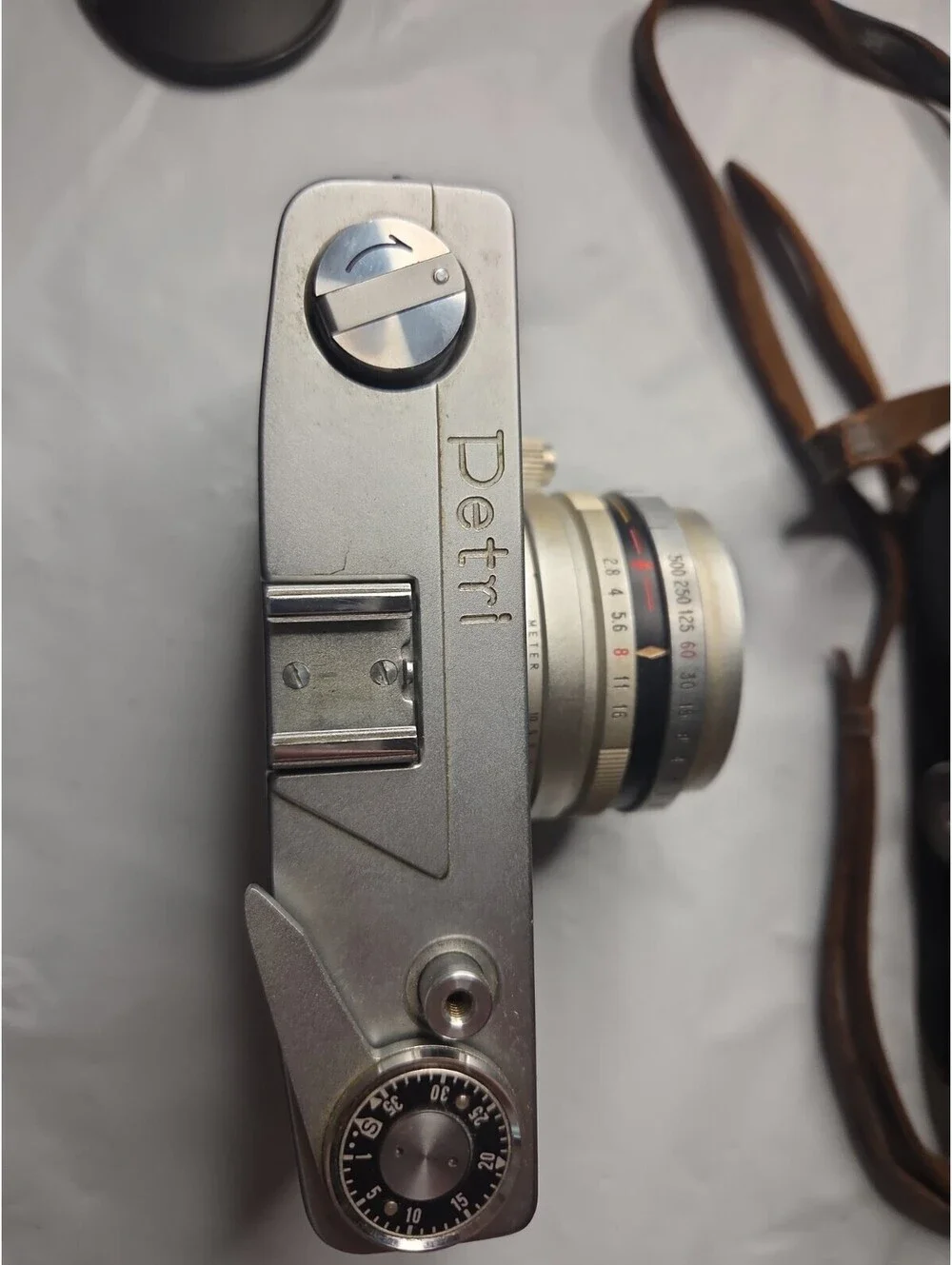 PETRI V Blue-MAGIC-Scope 35mm FILM Camera Vintage RARE MODEL